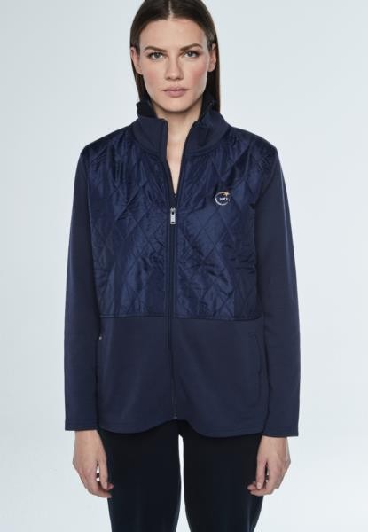 Sweatshirt em nylon — azul-marinho