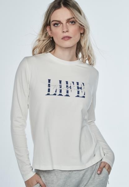 T-shirt Life — branco
