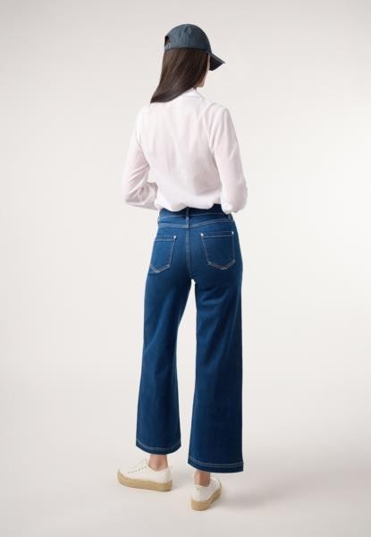 Blusa rendilhada — branco — fotografia 3