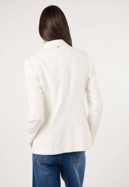 Blazer piqué básica CRUDO — fotografia 3