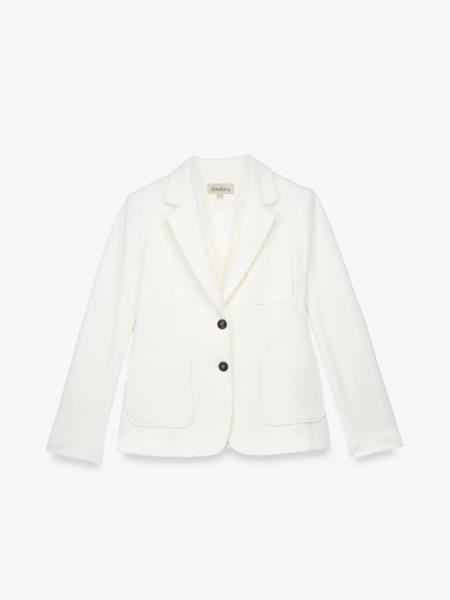 Blazer piqué básica CRUDO — fotografia 4