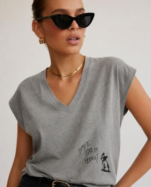 Camiseta Ula GRIS VIGORE