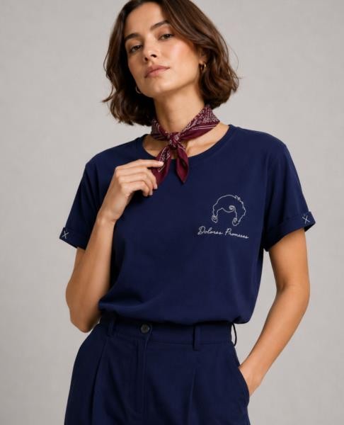 Camiseta Lia AZUL MARINO