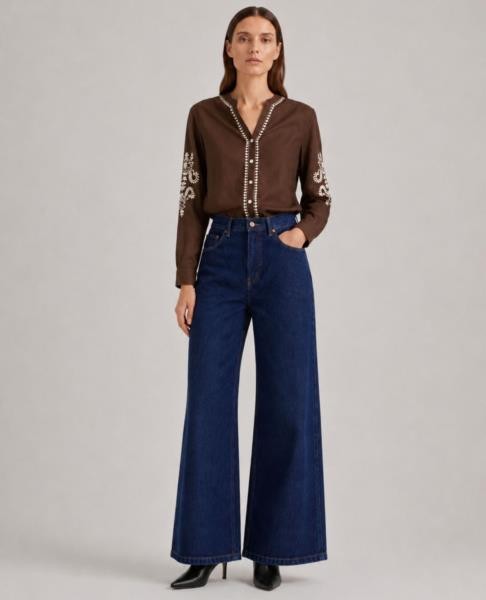 Blusa Iria MARRON — fotografia 3