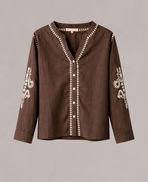 Blusa Iria MARRON — fotografia 4
