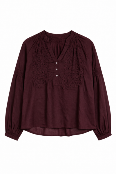 Blusa Bria GRANATE