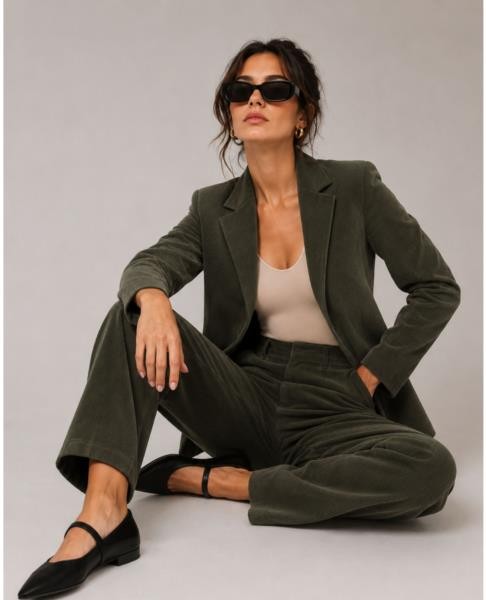 Blazer Anna KAKI — fotografia 3