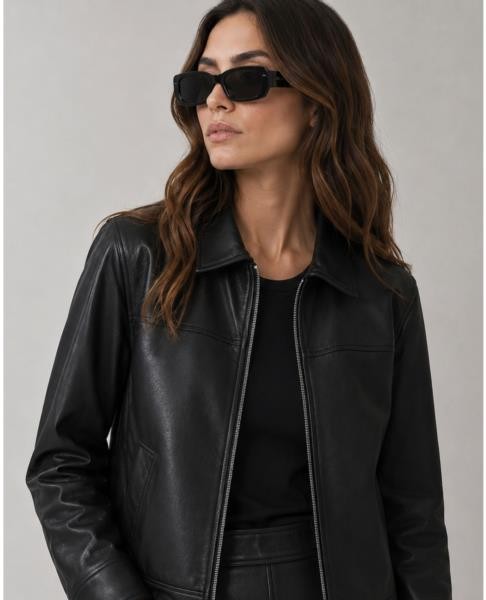 Bomber Sienna NEGRO — fotografia 3
