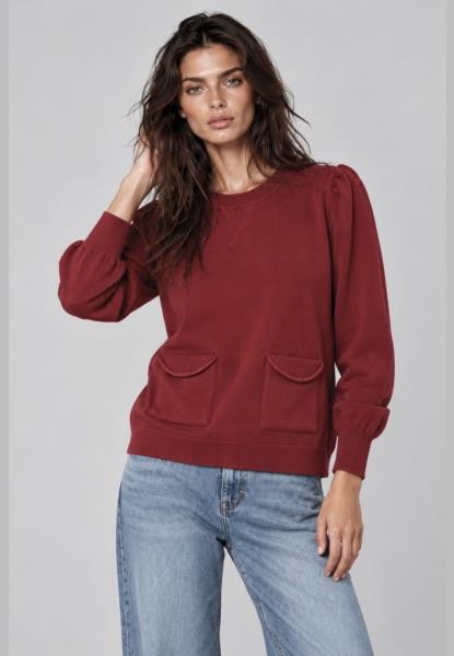 Jersey zig-zag GRANATE