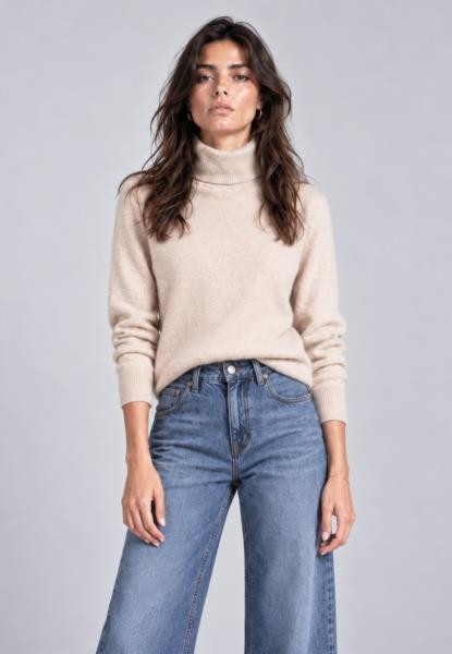 Jersey cuello caido CAMEL