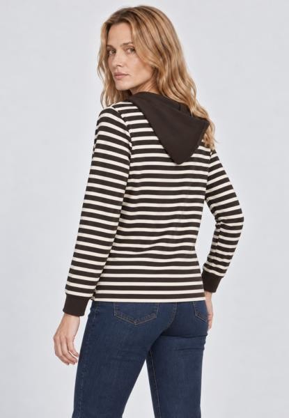 Sudadera rayas MARRON — fotografia 3