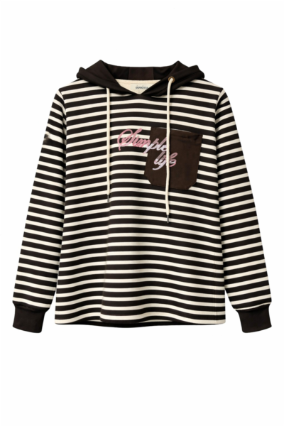 Sudadera rayas MARRON — fotografia 5