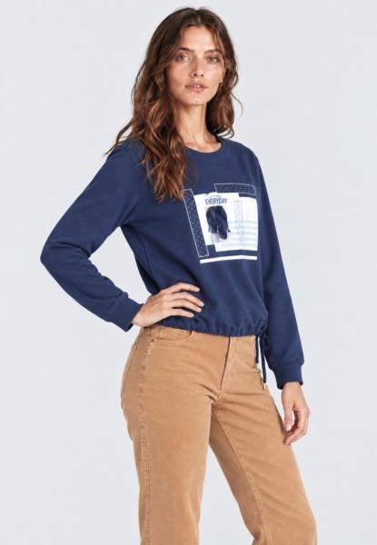 Sudadera topos AZUL MARINO