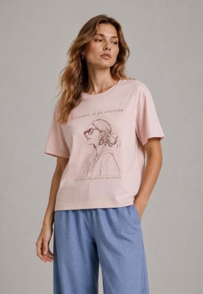 camiseta chica rosa ROSA