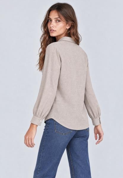 Blusa gris GRIS VIGORE — fotografia 3