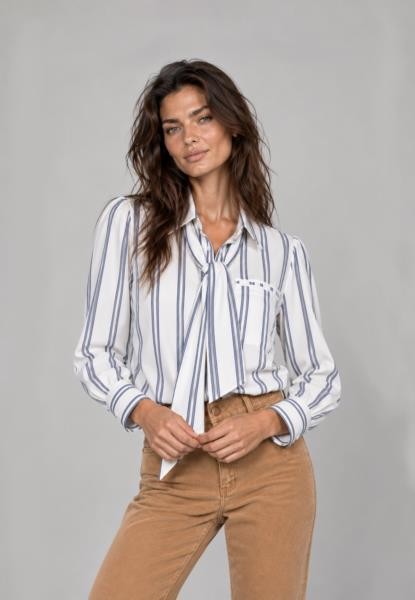 Blusa rayas AZUL MARINO