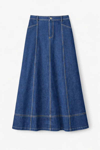 Falda denim AZUL