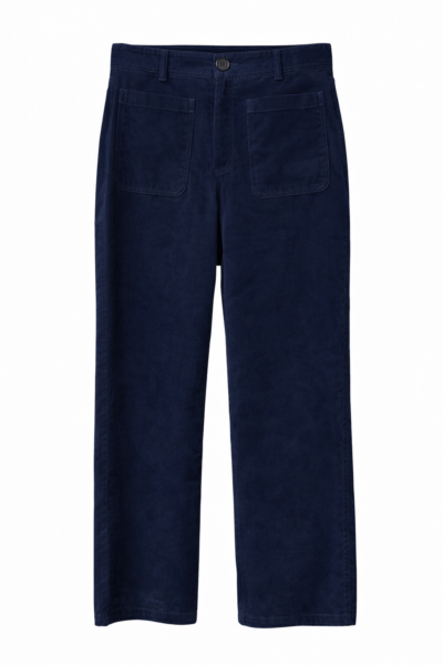 Pantalón micro-pana AZUL MARINO