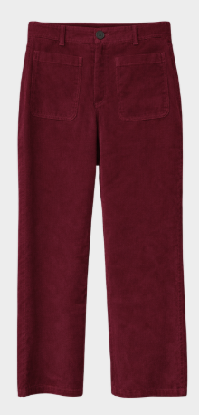 Pantalón micro-pana GRANATE