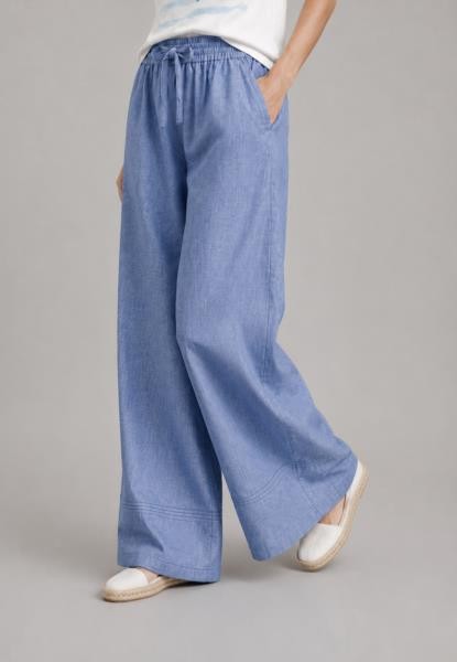 Pantalon goma simple AZUL — fotografia 3