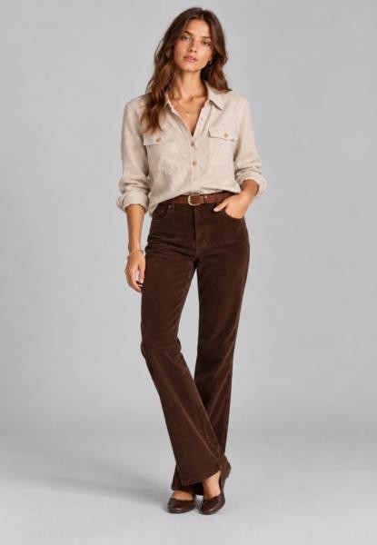 Pantalón pana MARRON