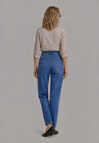 Pantalon baloon DENIM CLARO — fotografia 3
