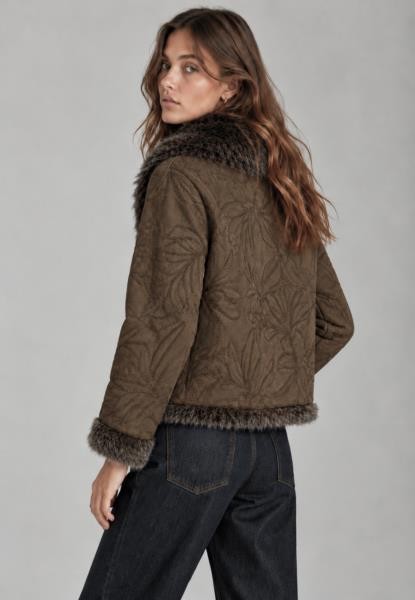 Chaqueta pelo MARRON — fotografia 3
